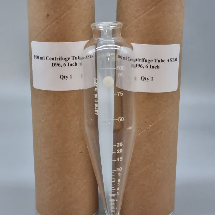 6 Inch 100 ML Oil Test Centrifuge Tubes